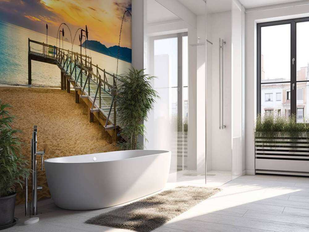 Wschód słońca nad morzem