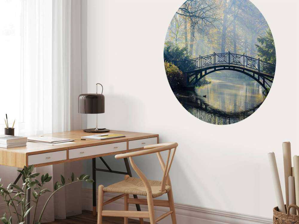 Stary mostek jesienią