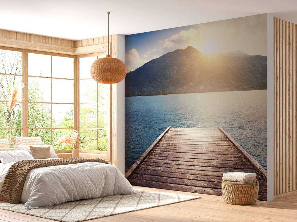 Rusztowanie do jeziora