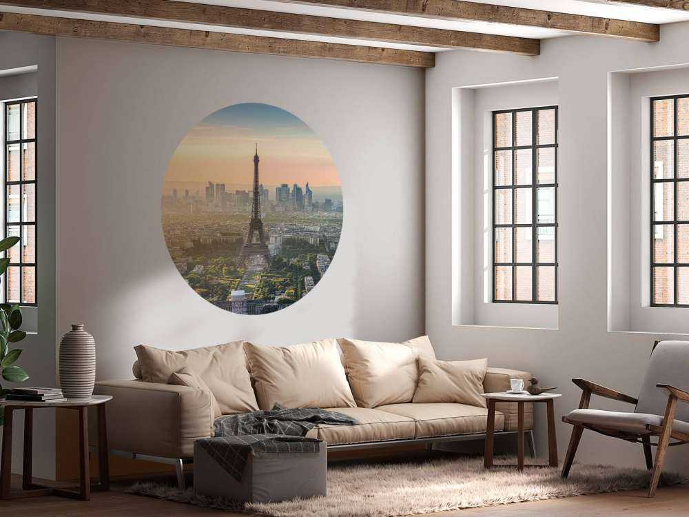 Zachód słońca nad Paryżem