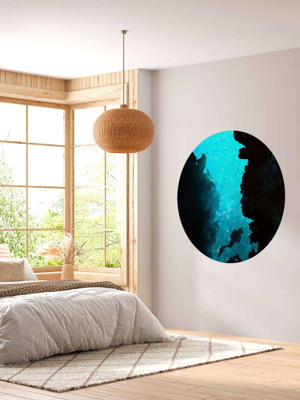 Płetwonurek w jaskini