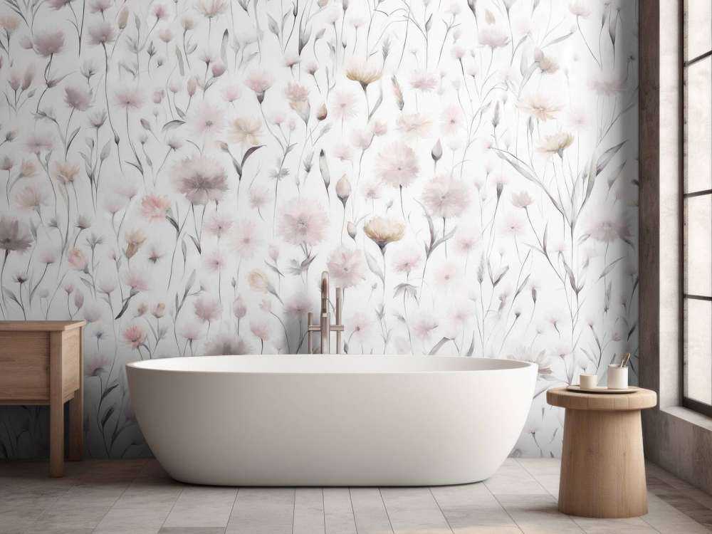 Chabry i trawy polne Różowe