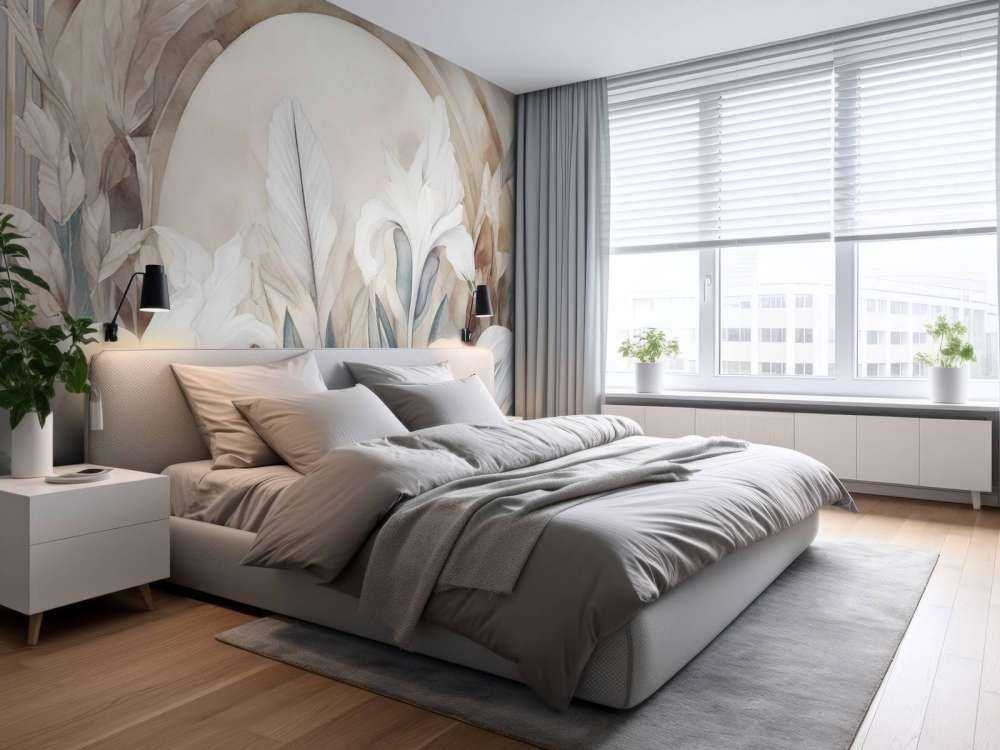 Irysy o wschodzie słońca szare