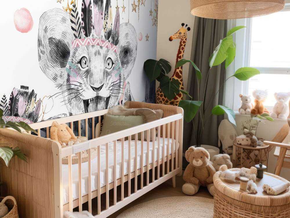 Dromeryczne zwierzęta pod gwiezdnymi chmurami