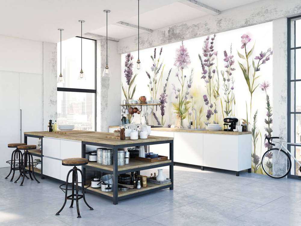 Lawendowa Polana Bezszwowy Ciepły Beż