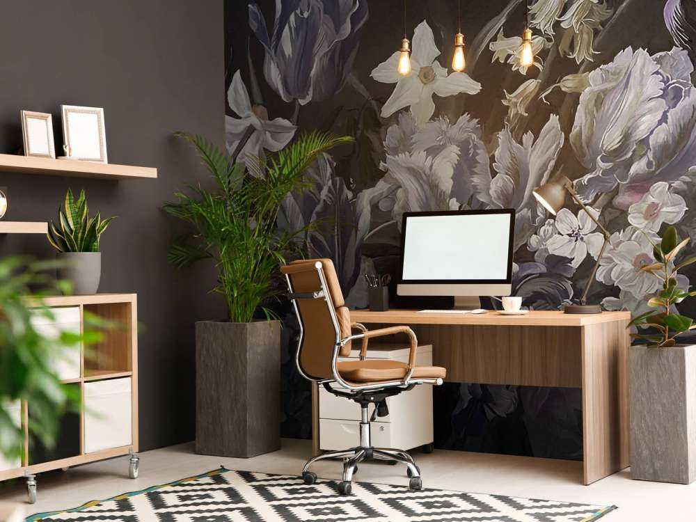 Bukiet z niebieskimi piwoniami