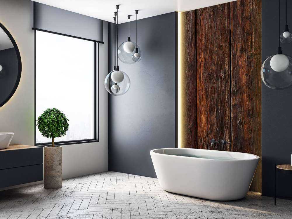 Wypalone drewno pionowe