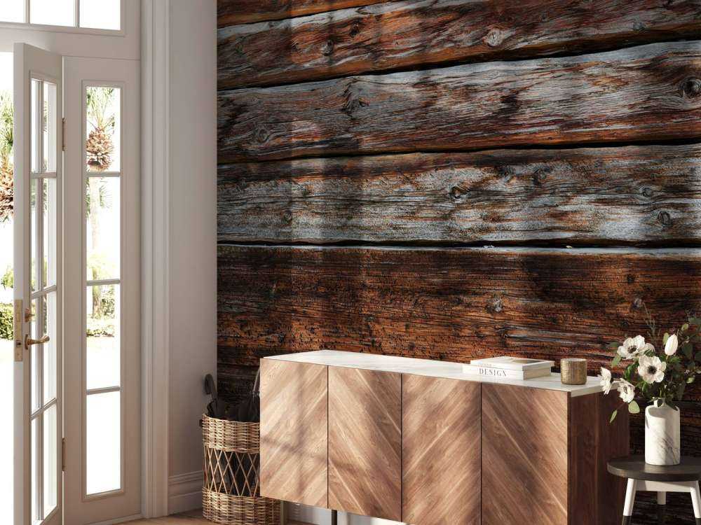 Szorstkie, zwietrzałe drewno