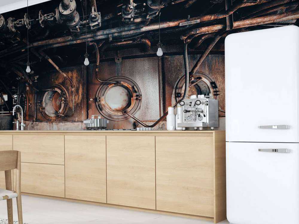 Stary piec przemysłowy