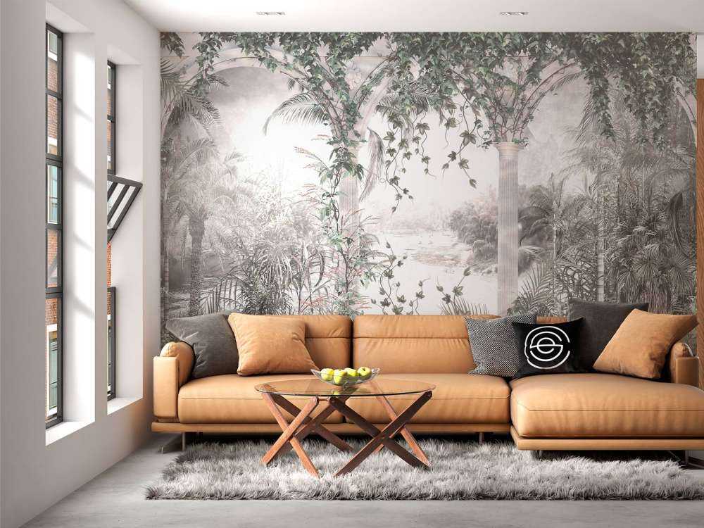 Tropikalne drzewa i liście