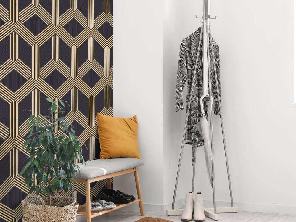 Wzór iluzji art deco