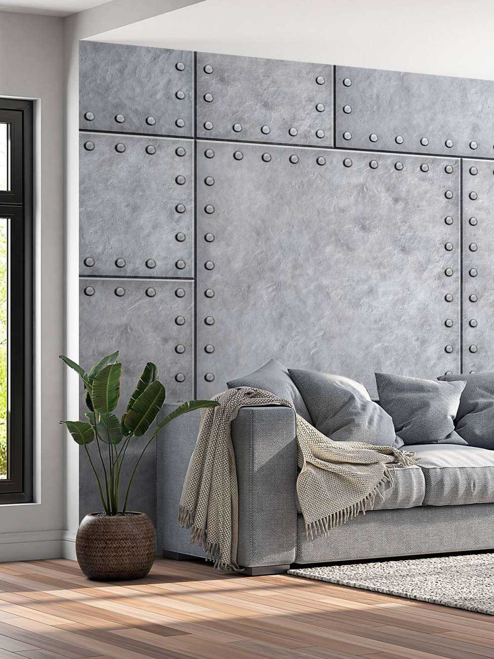 Metalowa płyta pancerna