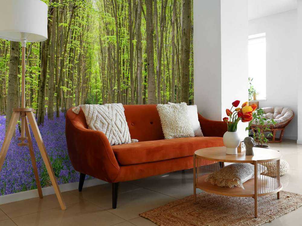 Ślady opon przez las