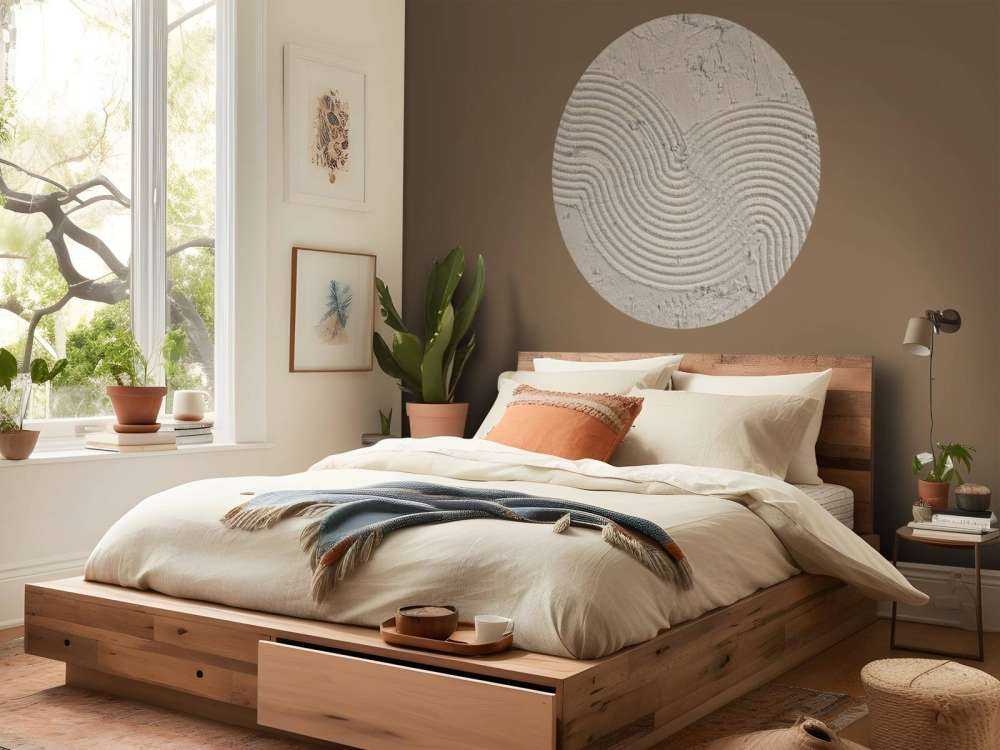 Organiczne linie i struktury w płótnie