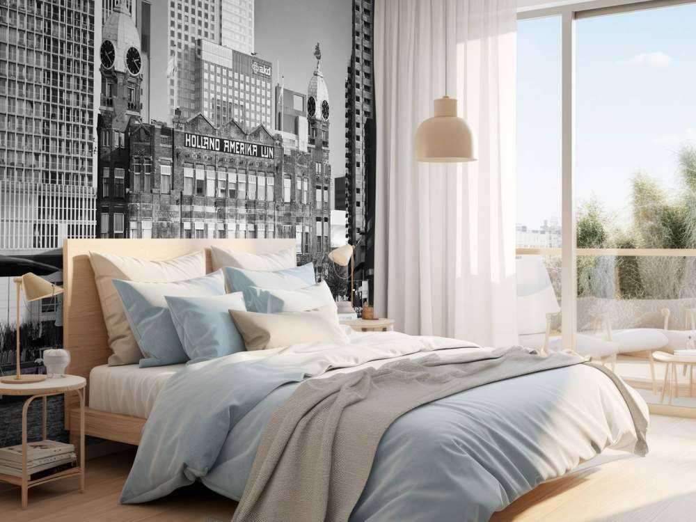 Hotel New York w czerni i bieli Rotterdam 