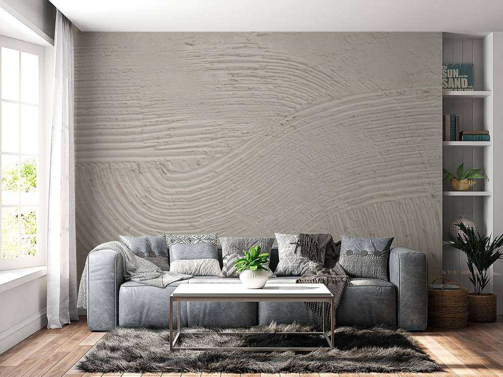 Teksturowane linie w kolorze białym