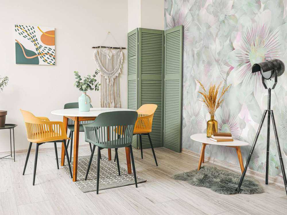 Elegancja akwareli botanicznych w pastelowym różu