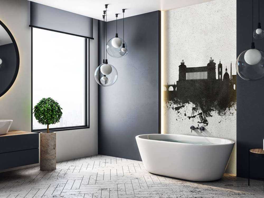 Akwarela panorama, Rzym