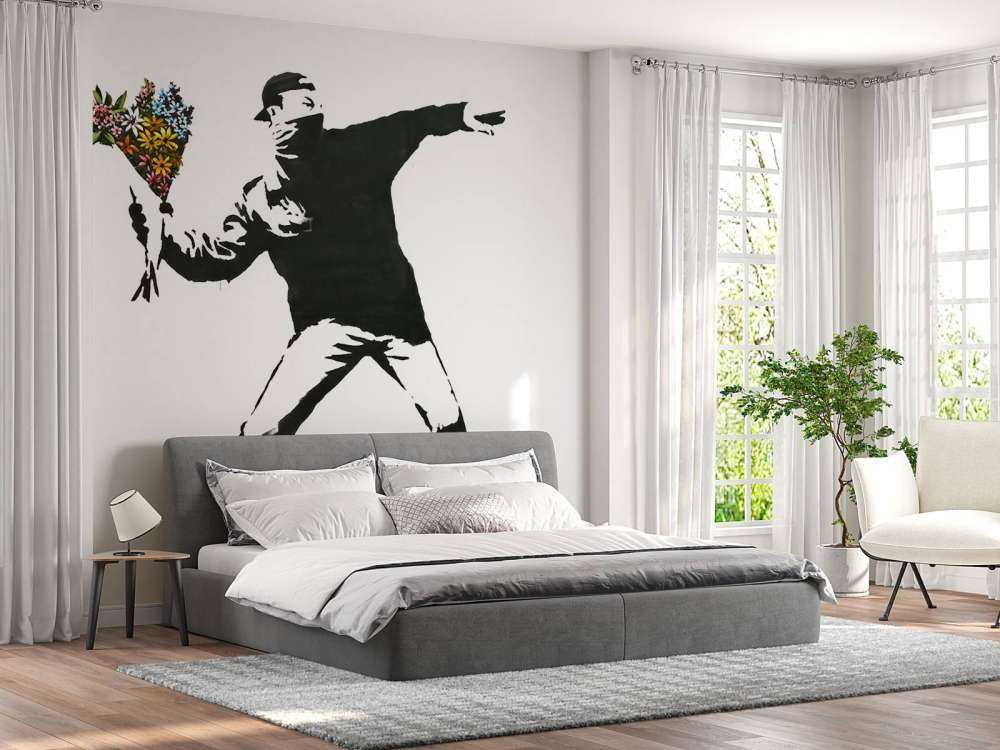 Banksy - Flower thrower