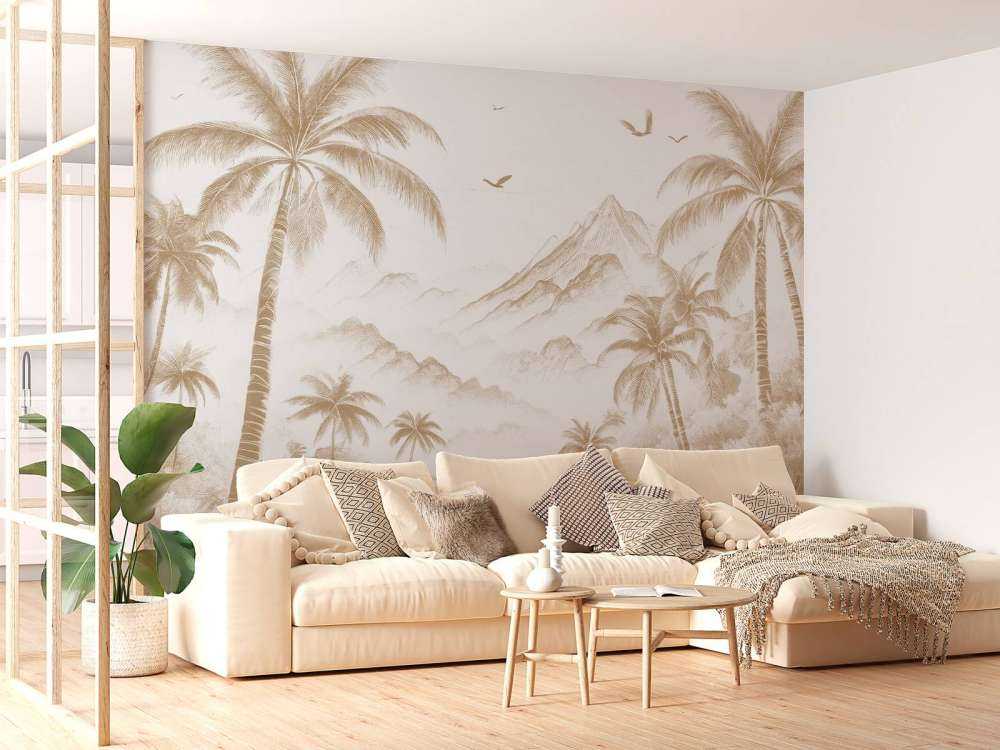 Spokojna Zatoka Palmowa, taupe