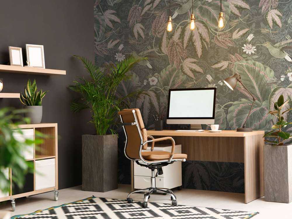 Tropikalne rajskie ptaki - zieleń vintage