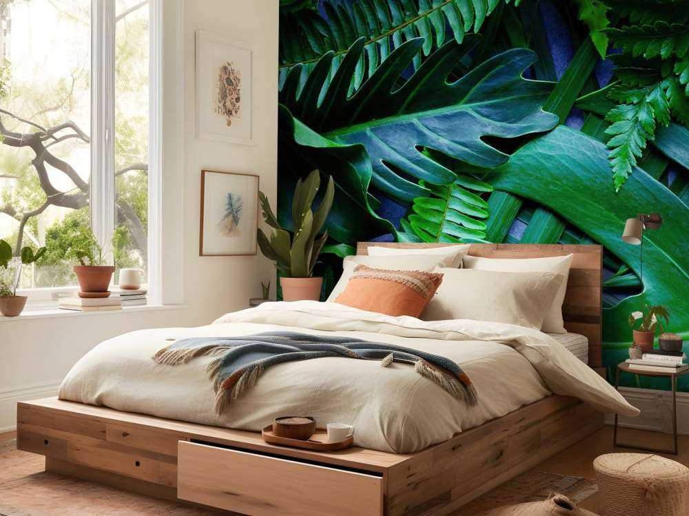 Zielone liście dżungli