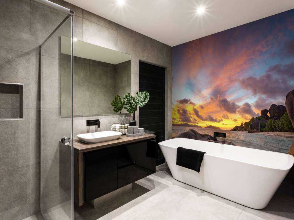 Zachód słońca na tropikalnej plaży