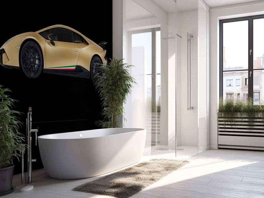 Lamborghini Huracán - Bok, czarny