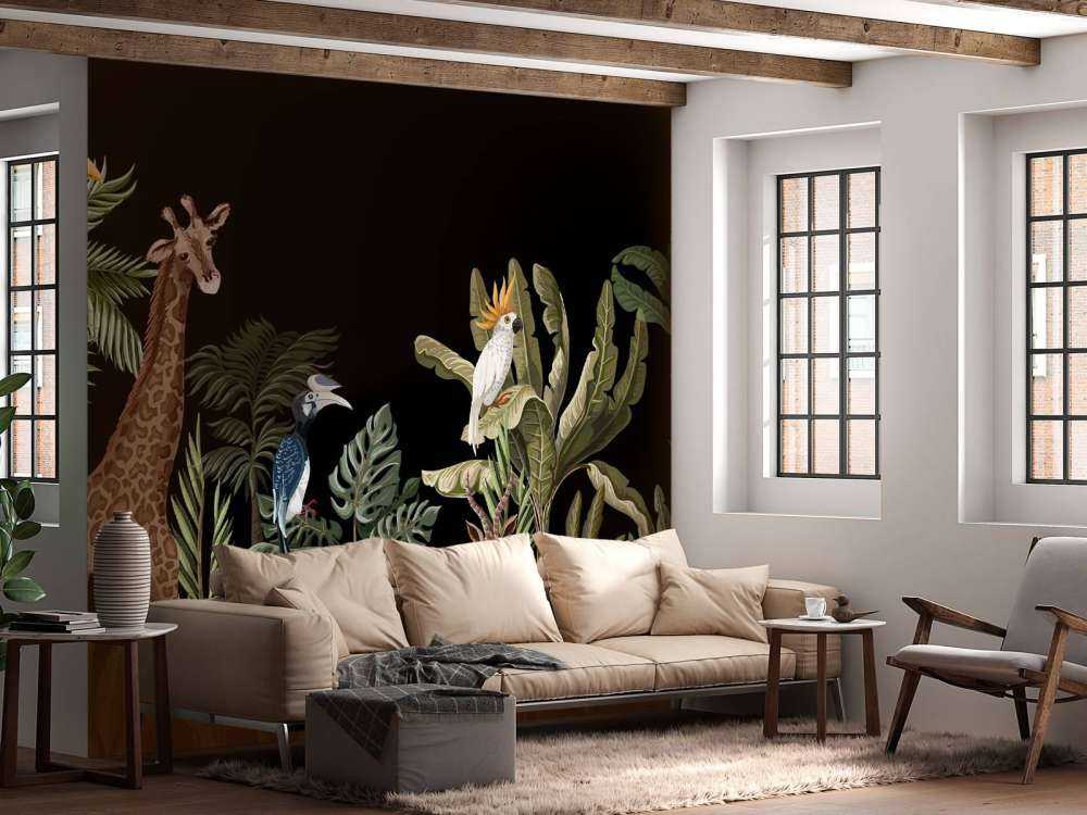 Różne zwierzęta z dżungli