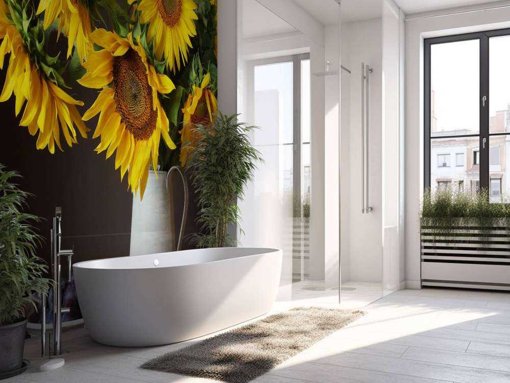 Słoneczniki i jagody