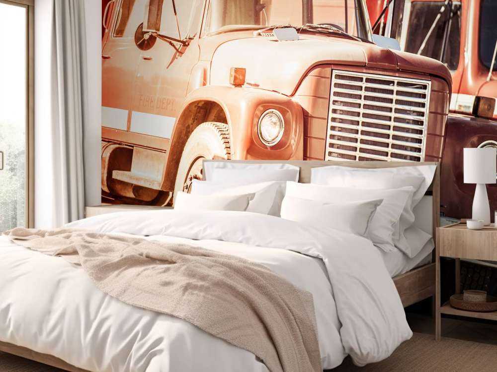 Starożytny wóz strażacki