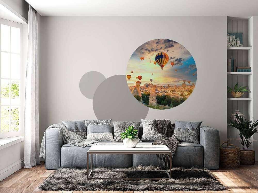 Piękne balony na gorące powietrze