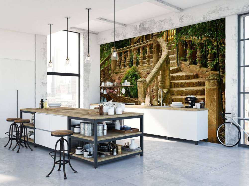 Stare schody na górę