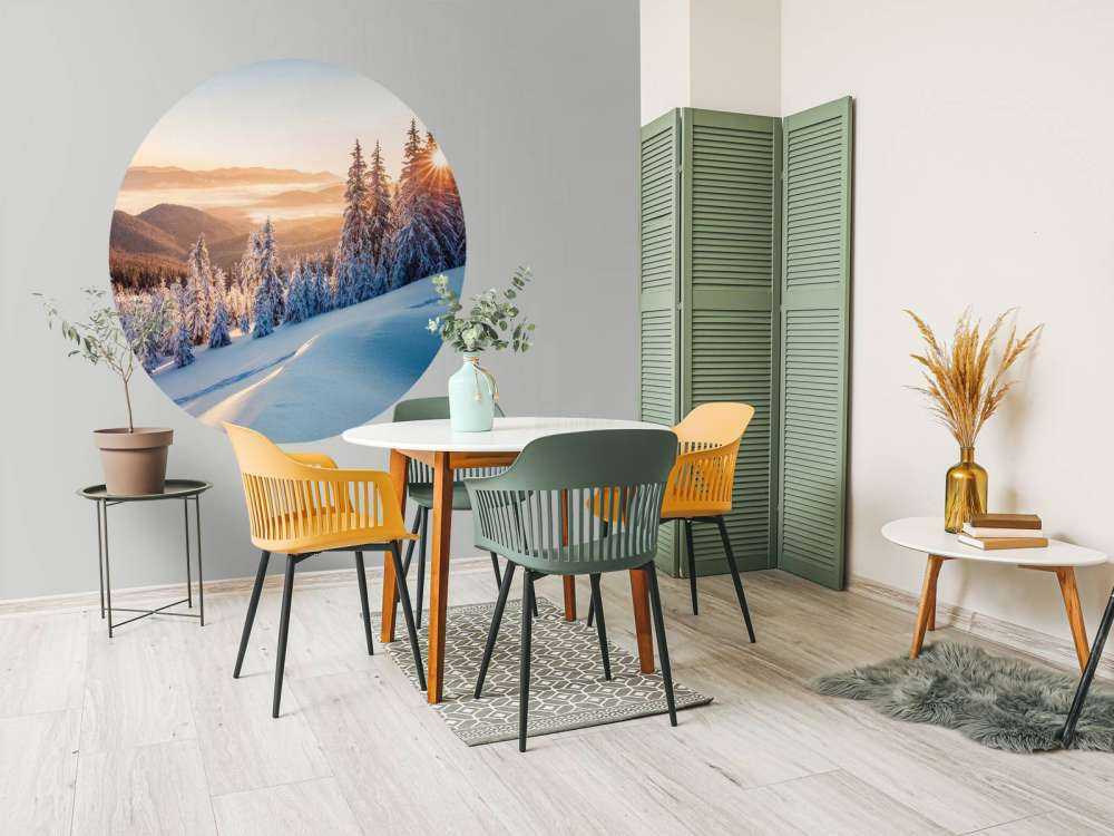 Zimowy poranek w górach