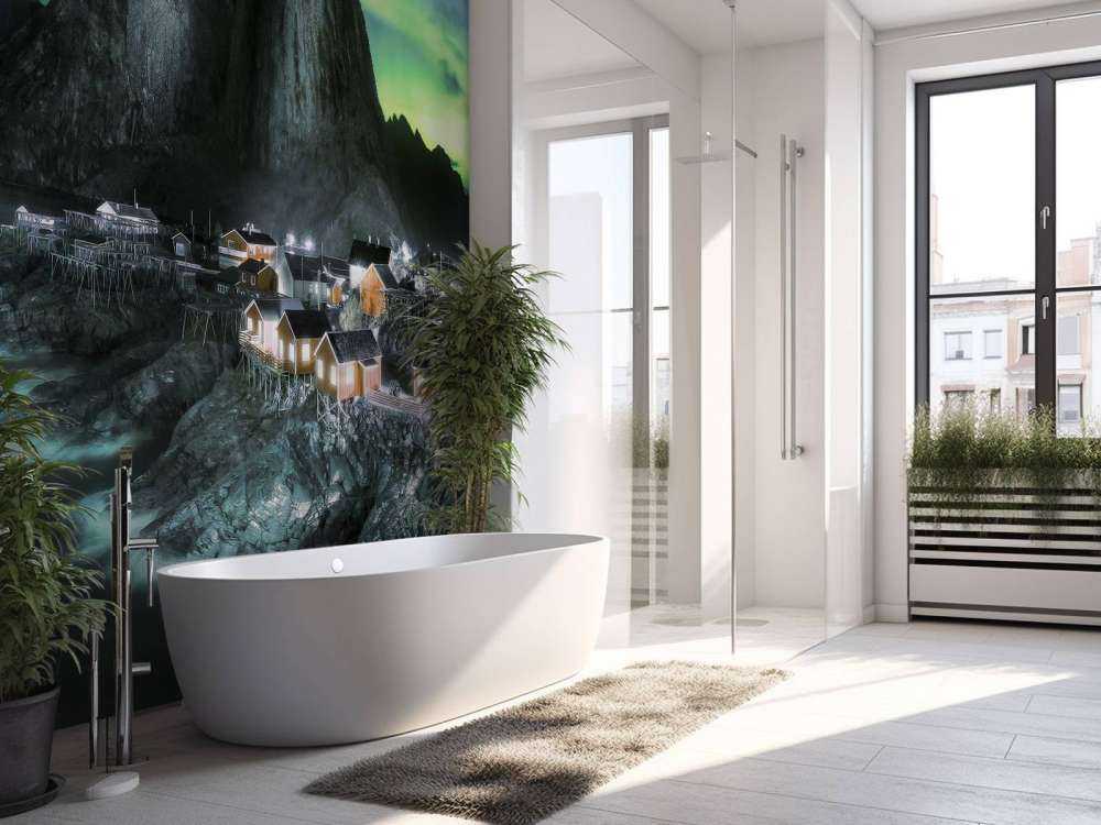 Zorze polarne nad Hamnøy