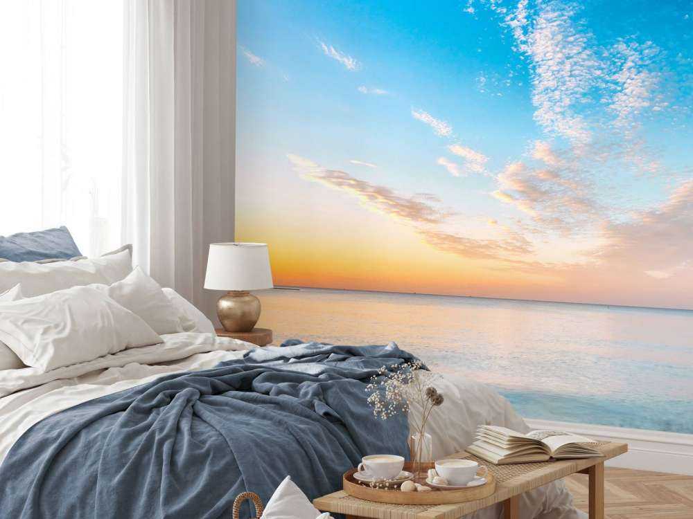 Wschód słońca na plaży