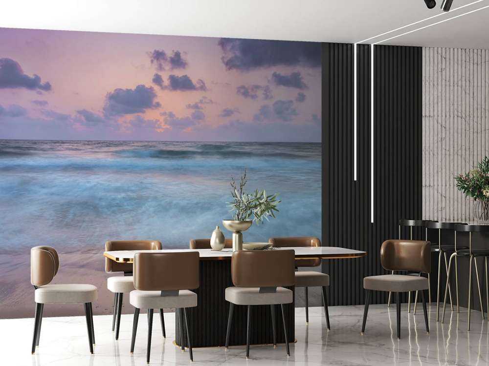 Zachód słońca na plaży