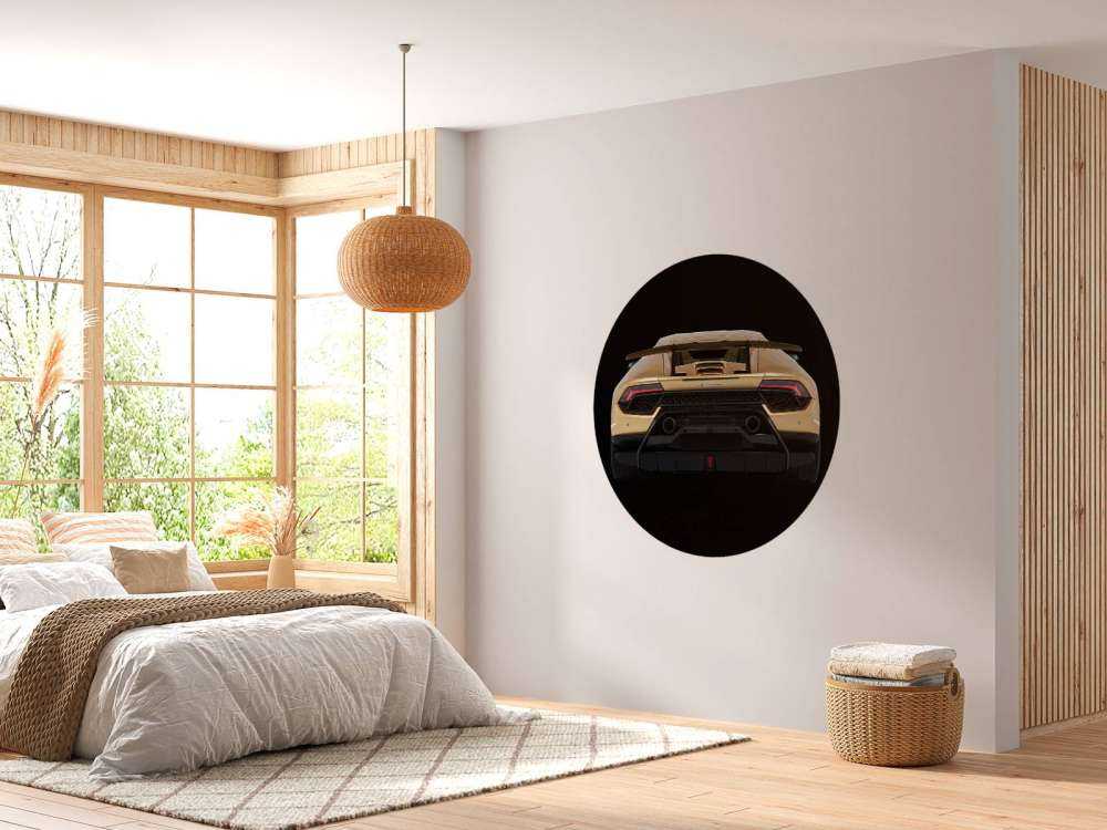 Lamborghini Huracán - Tył, czarny