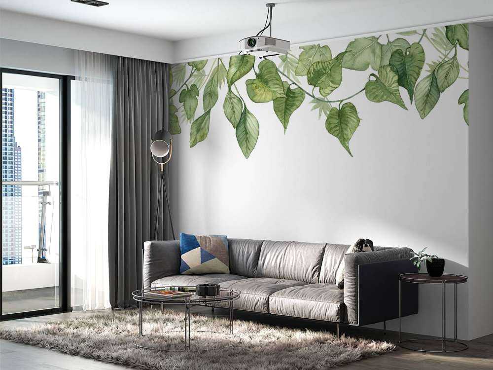 Zawieszanie akwarelowych liści