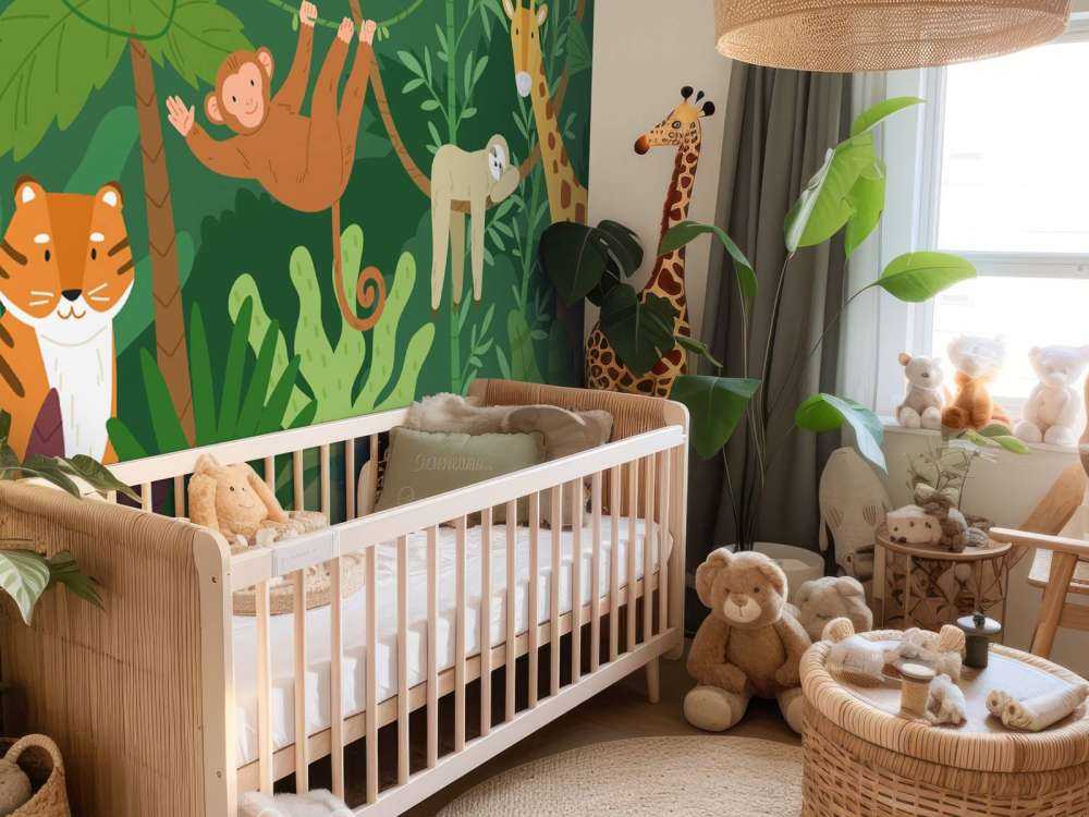 Szczęśliwe zwierzęta z dżungli