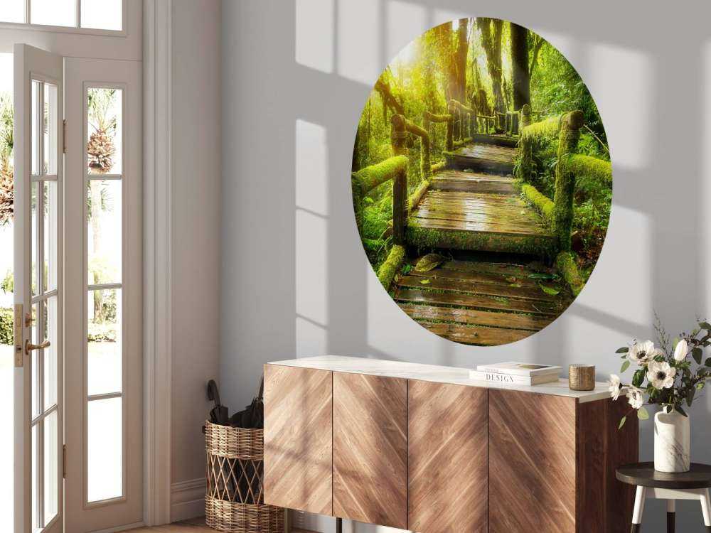 Duże schody do dżungli