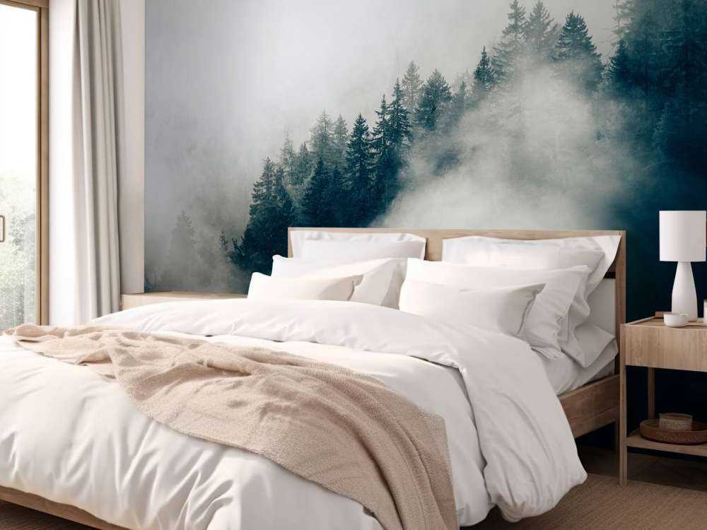 Mglisty alpejski poranek