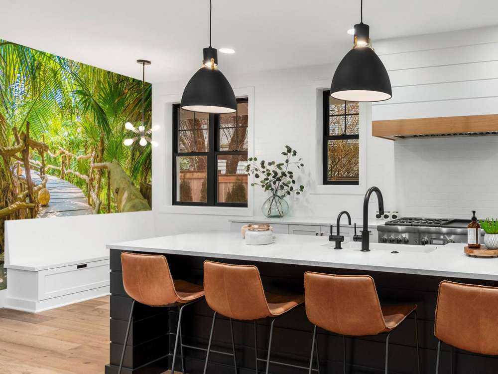 Most w tropikalnej dżungli