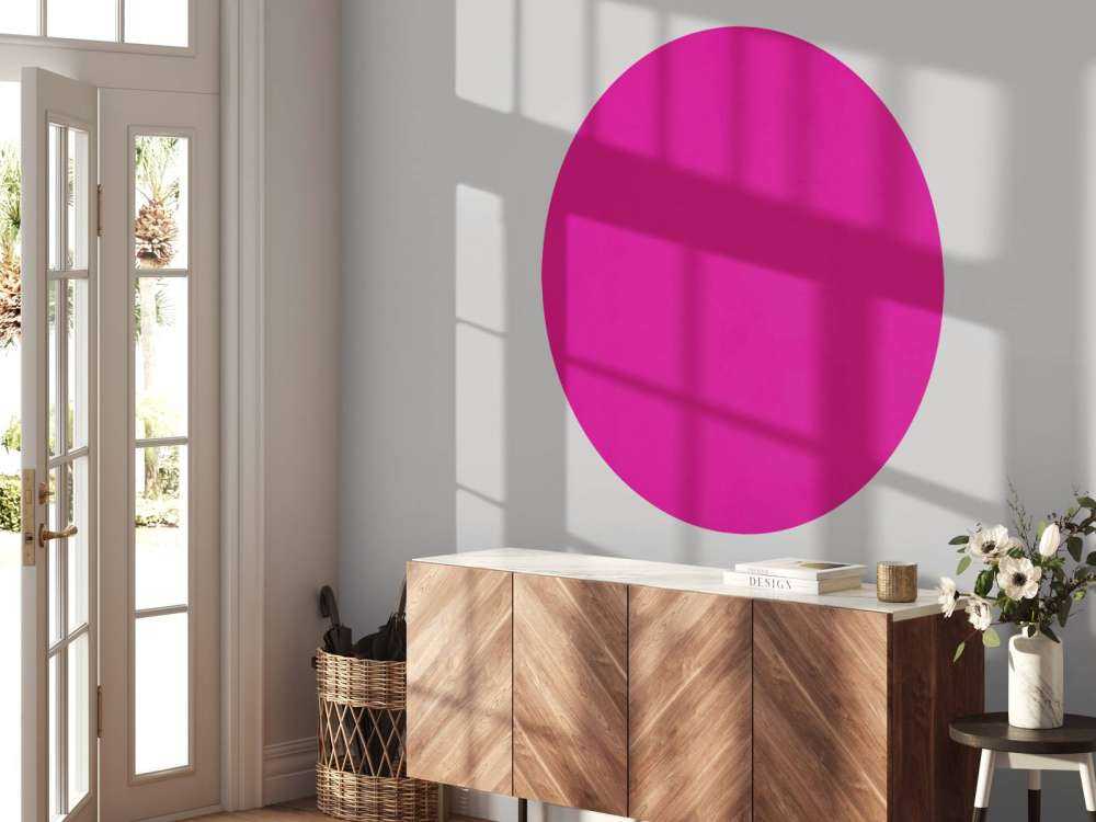 Beton neonowo różowy