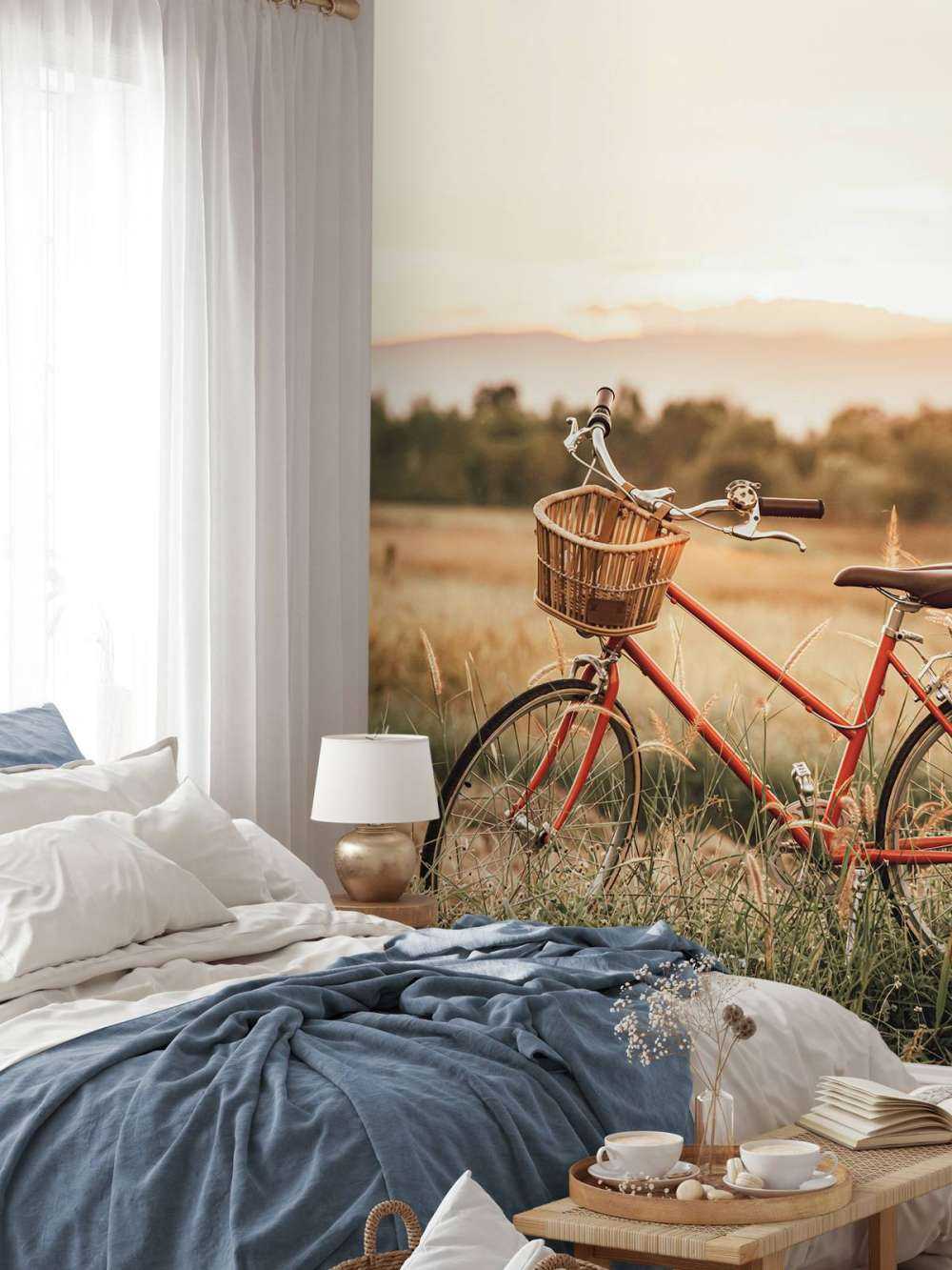 Rower zabytkowy w lecie