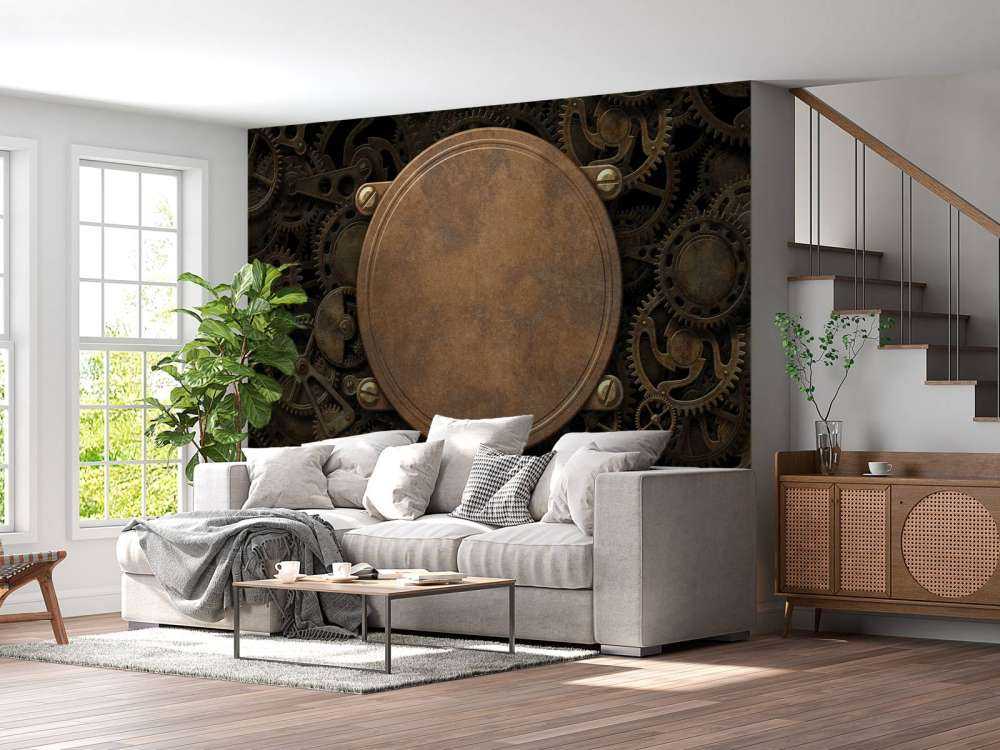 Miedziany mechanizm zegarowy