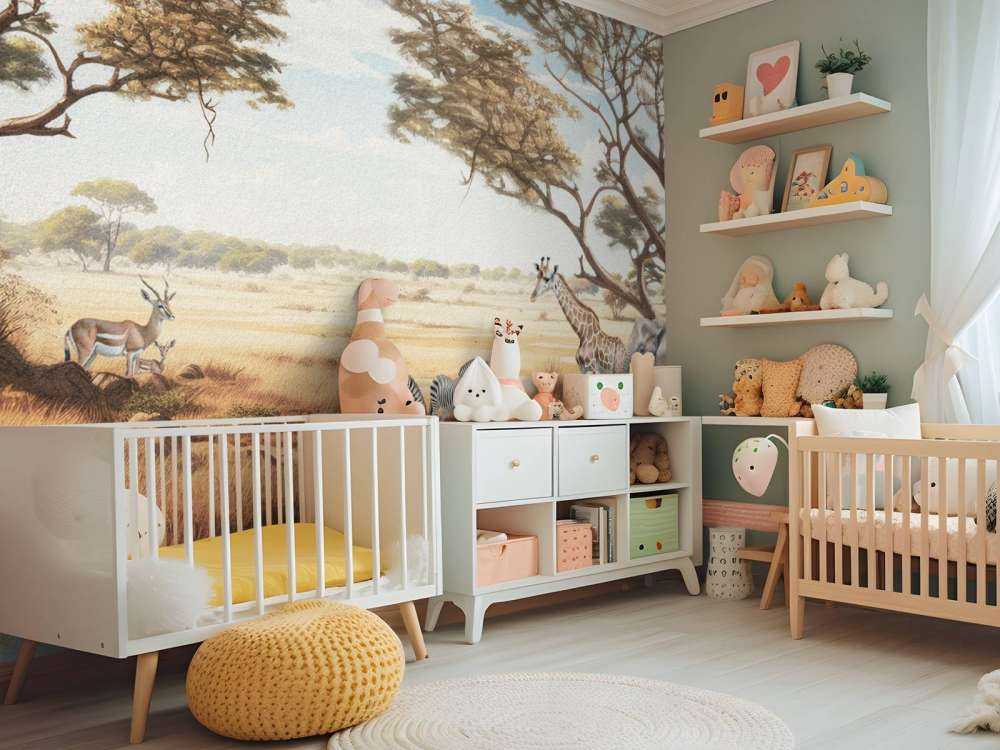 Kolor krajobrazu safari