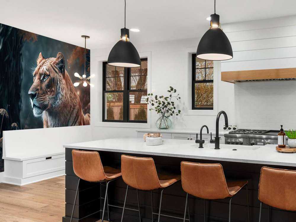 Ilustracja przedstawiająca lwa