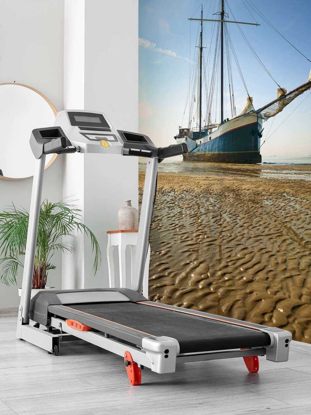 Statek na pływakach błotnych