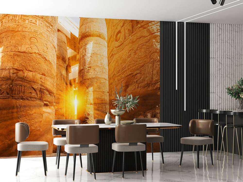 Słońce przez ruiny